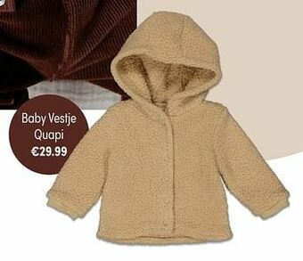 Baby & Tiener Baby vestje quapi aanbieding