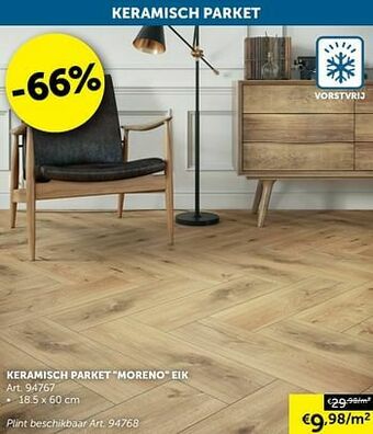 Zelfbouwmarkt Keramisch parket moreno eik aanbieding