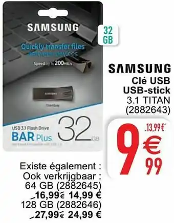 Cora Clé usb usb-stick 3.1 titan aanbieding