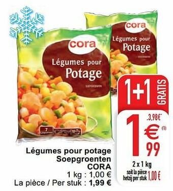 Légumes pour potage soepgroenten cora