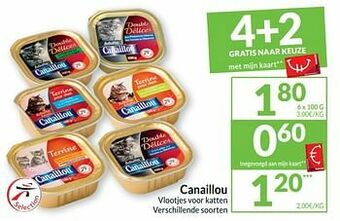 Intermarché Canaillou vlootjes voor katten aanbieding