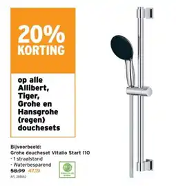 GAMMA Grohe doucheset Vitalio Start 110 aanbieding