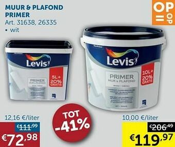Zelfbouwmarkt Muur + plafond primer aanbieding
