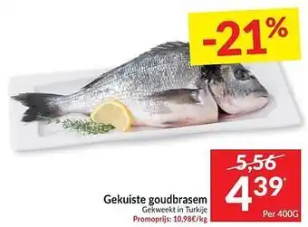 Gekuiste goudbrasem 400g