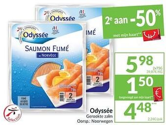 Intermarché Odyssée gerookte zalm aanbieding