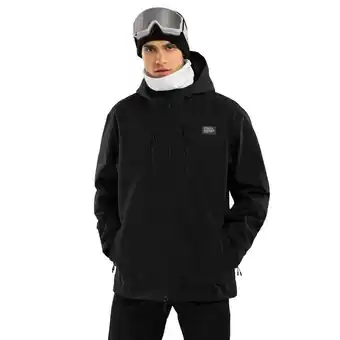 Decathlon Heren Wintersport snowboardjas W5 Nix Siroko Zwart aanbieding