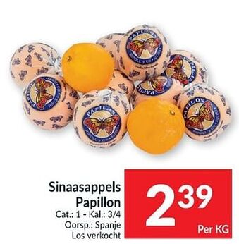 Intermarché Sinaasappels papillon aanbieding