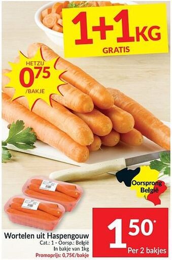 Intermarché Wortelen uit haspengouw aanbieding