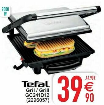 Cora Tefal gril - grill gc241d12 aanbieding