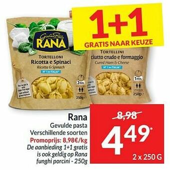 Rana gevulde pasta