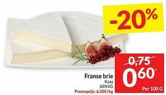 Intermarché Franse brie kaas aanbieding