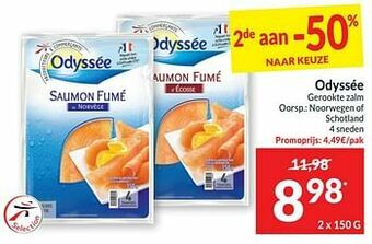 Intermarché Odyssée gerookte zalm aanbieding