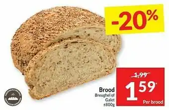 Intermarché Brood breughel of galet aanbieding