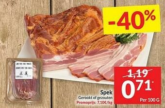 Intermarché Spek gerookt of gezouten aanbieding