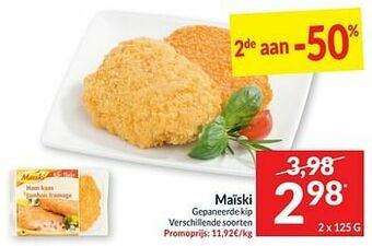 Maïski gepaneerde kip
