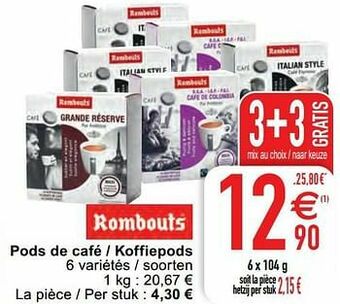 Cora Pods de café - koffiepods aanbieding
