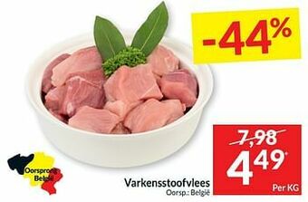 Intermarché Varkensstoofvlees aanbieding