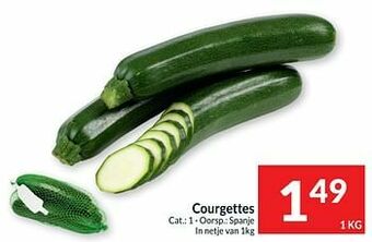 Intermarché Courgettes aanbieding