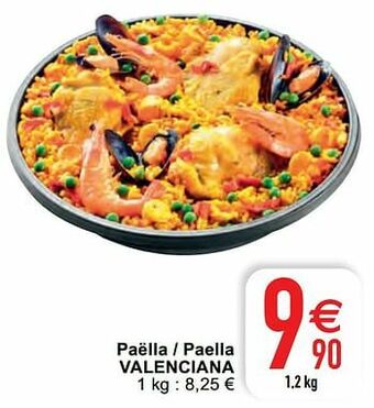 Cora Paëlla - paella valenciana aanbieding
