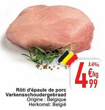 Cora Rôti d’épaule de porc varkensschoudergebraad aanbieding