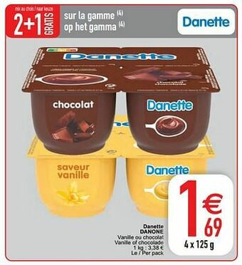Cora Danette danone aanbieding