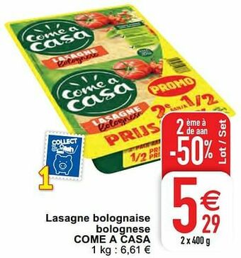 Cora Lasagne bolognaise bolognese come a casa aanbieding
