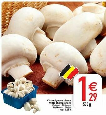 Cora Champignons blancs witte champignons aanbieding