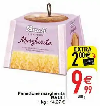 Cora Panettone margherita bauli aanbieding