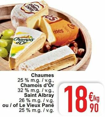 Chaumes chamois d’or saint albray ou - of le vieux pané