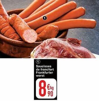 Cora Saucisses de francfort frankfurter worst aanbieding