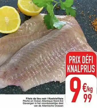 Cora Filets de lieu noir - koolvisfilets aanbieding