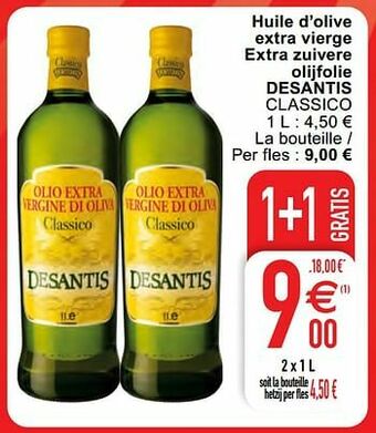 Cora Huile d’olive extra vierge extra zuivere olijfolie desantis classico aanbieding