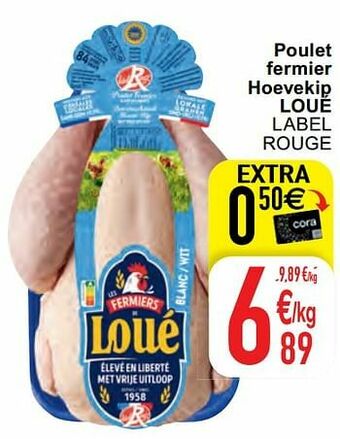Cora Poulet fermier hoevekip loué label rouge aanbieding