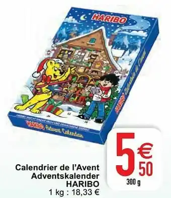 Cora Calendrier de l’avent adventskalender haribo aanbieding