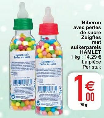 Cora Biberon avec perles de sucre zuigfles met suikerparels hamlet aanbieding