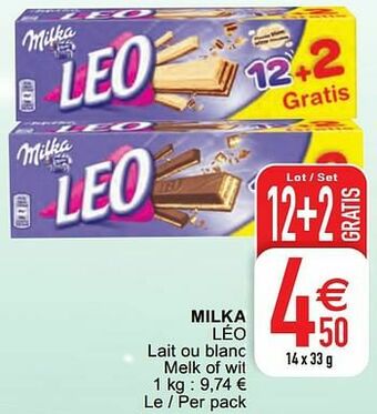 Cora Milka léo aanbieding