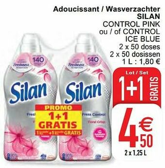 Adoucissant - wasverzachter silan control pink ou - of control ice blue