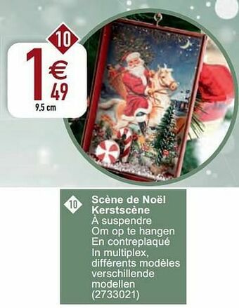 Cora Scène de noël kerstscène aanbieding