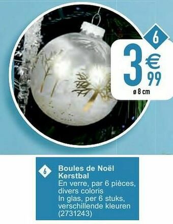 Cora Boules de noël kerstbal aanbieding