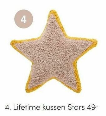 Baby & Tiener Lifetime kussen stars aanbieding