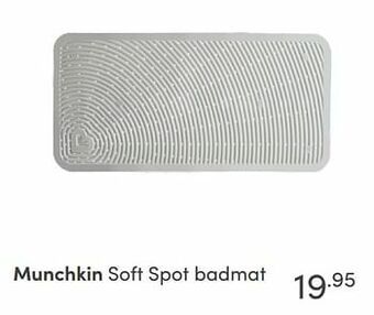 Baby & Tiener Munchkin soft spot badmat aanbieding