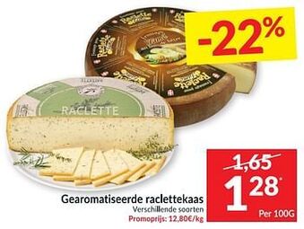 Intermarché Gearomatiseerde raclettekaas 100g aanbieding
