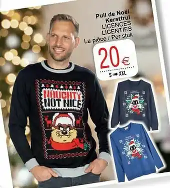 Cora Pull de noël kersttrui licences licenties aanbieding