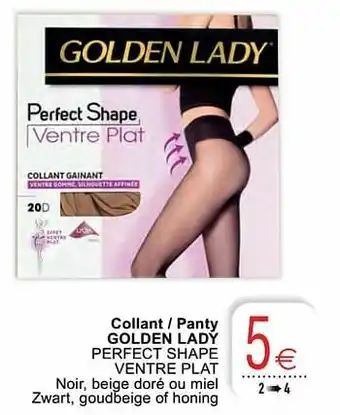 Cora Collant - panty golden lady perfect shape ventre plat aanbieding