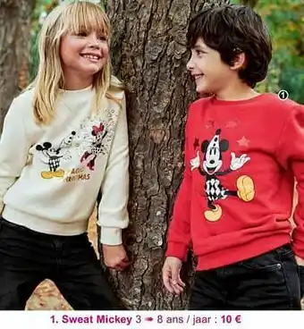 Cora Sweat mickey aanbieding