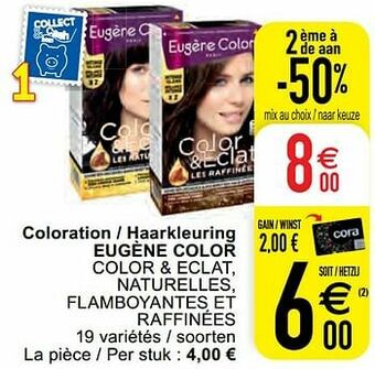 Coloration - haarkleuring eugène color color + eclat, naturelles, flamboyantes et raffinées