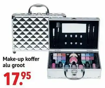 Make-up koffer alu groot