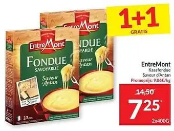 Entremont kaasfondue saveur d`antan 400g