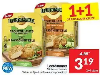 Intermarché Leerdammer minikaasschnitzels aanbieding