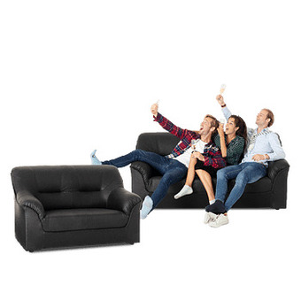 Seats and Sofas Pueblo 3-Zits + 2-Zits salon aanbieding